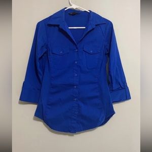 Blue dress shirt
